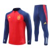 Sudadera De Entrenamiento España Cremallera De Cuarto 2024-25 Roja - Hombre